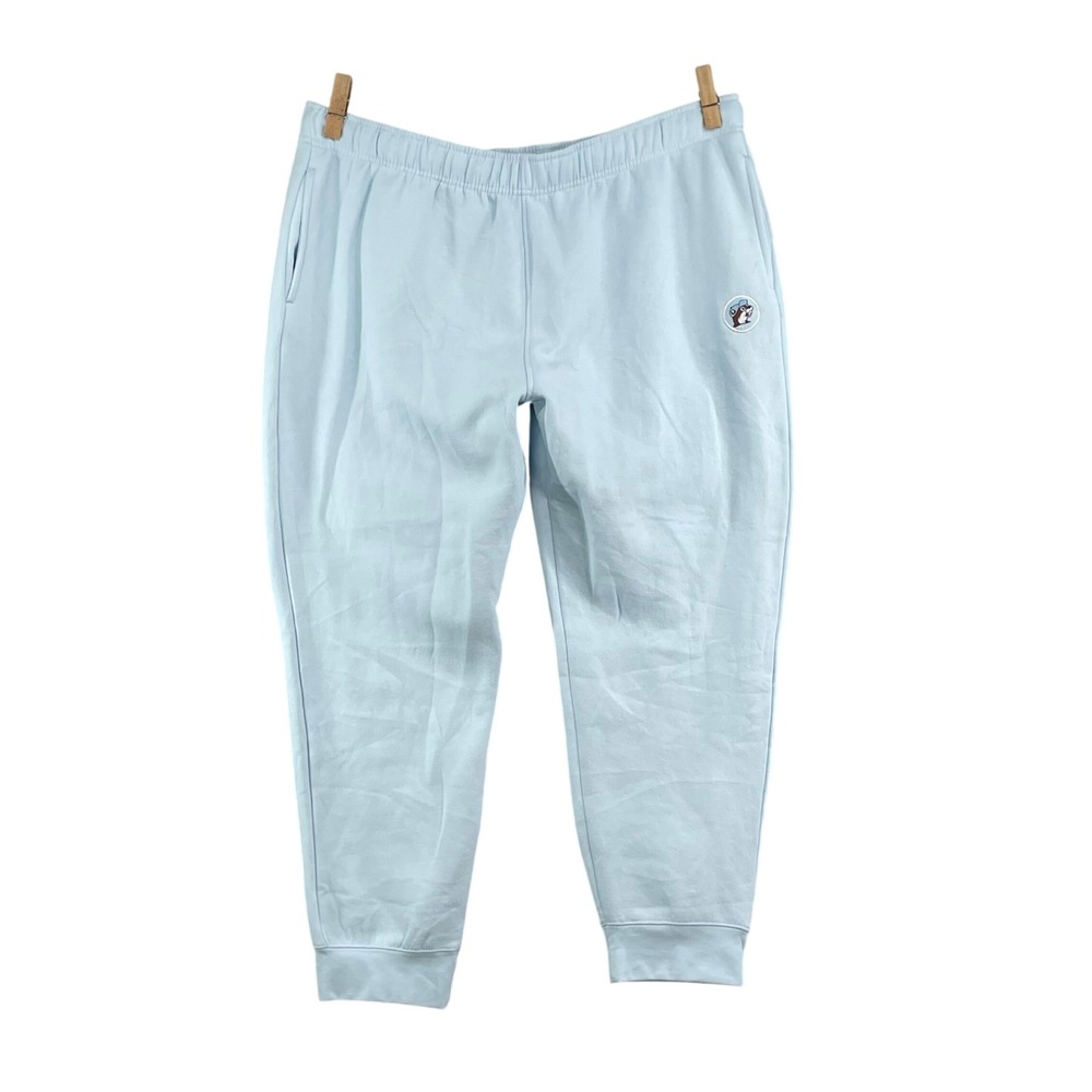 Buc-ee's Sweatpants Mens 2XL Blue‎ New Jogger Fleece Logo Loungewear